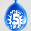 Party ballonnen 5 jaar (8 stuks)